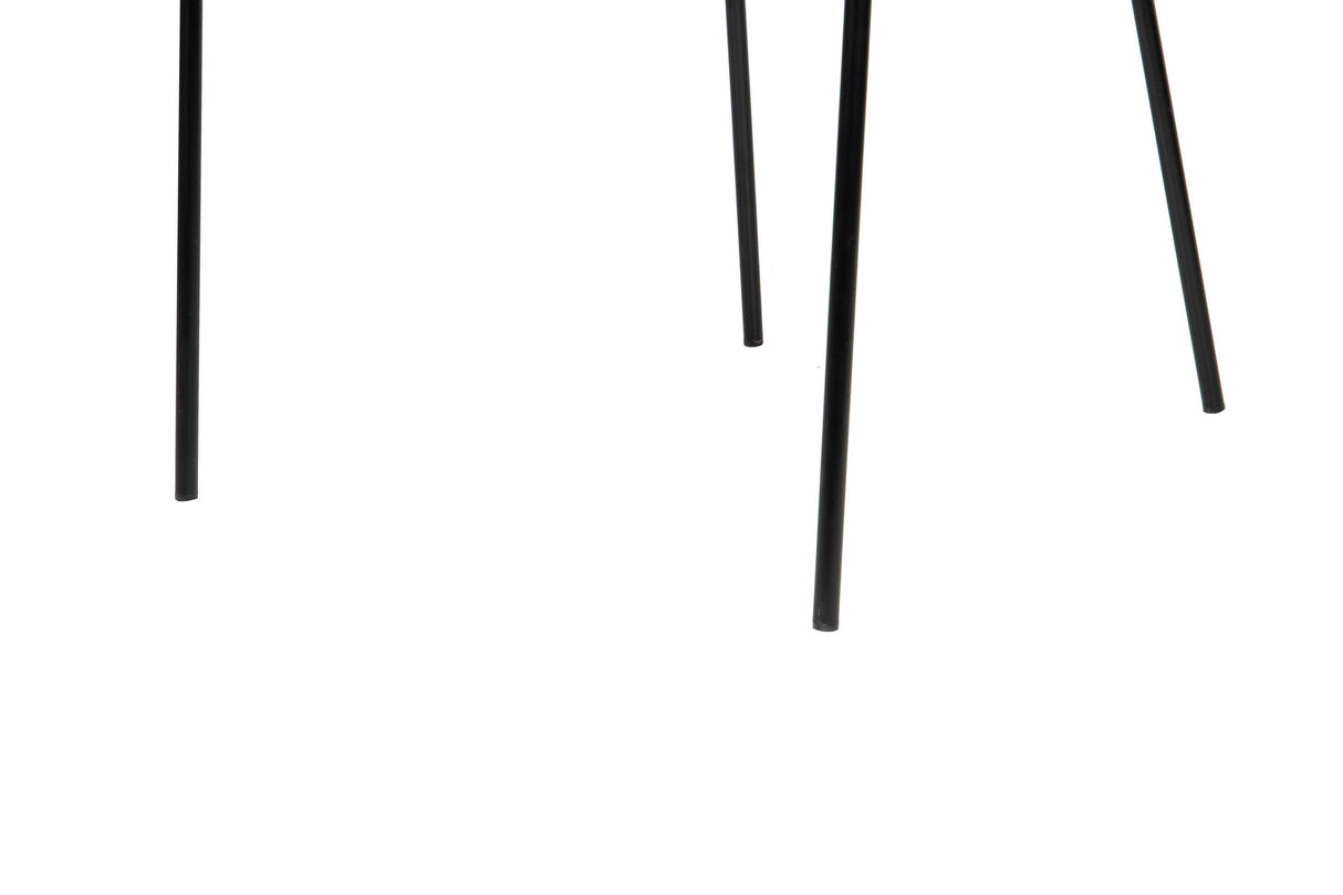 SILLA PU POLIESTER GRIS 57x59x82 CM