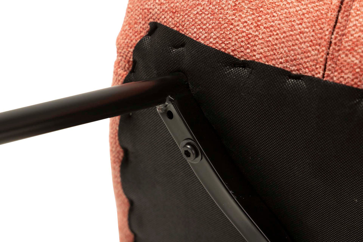 Roter Polyester Stuhl 44x52x77 cm