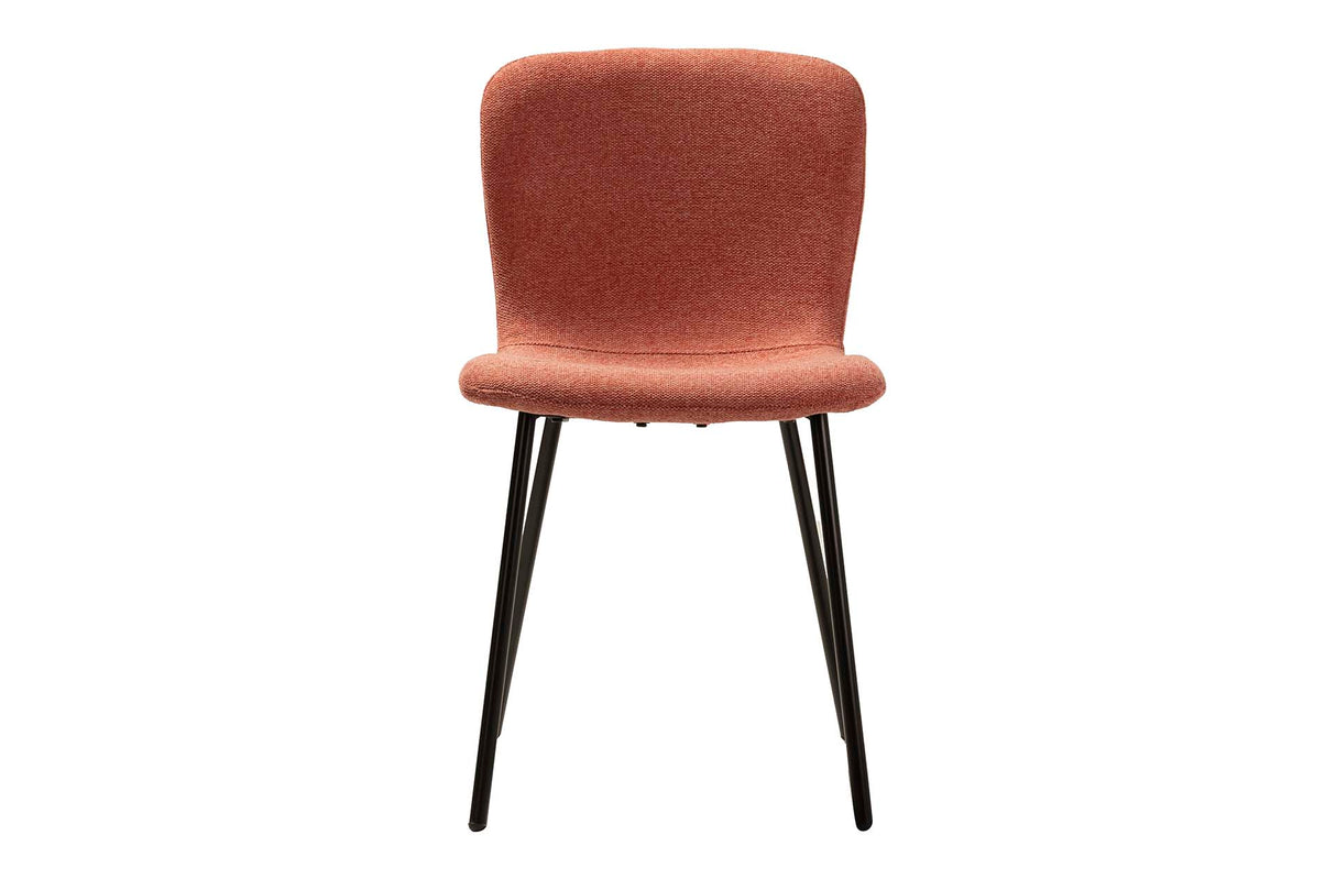 Roter Polyester Stuhl 44x52x77 cm