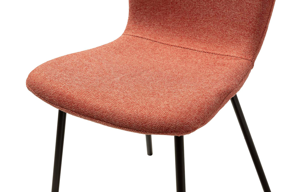 Roter Polyester Stuhl 44x52x77 cm