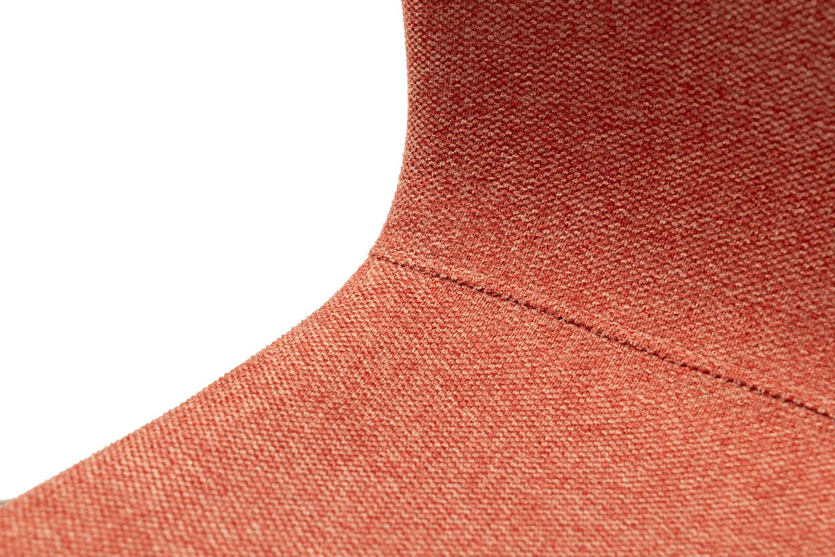 Roter Polyester Stuhl 44x52x77 cm