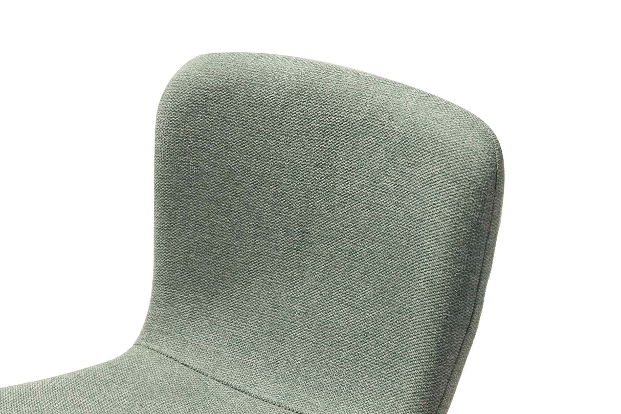 SILLA POLIESTER VERDE 44x52x77 CM
