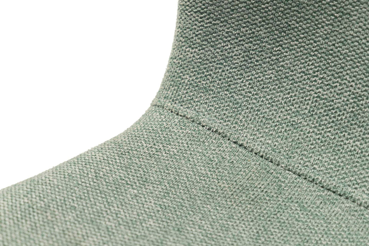 SILLA POLIESTER VERDE 44x52x77 CM