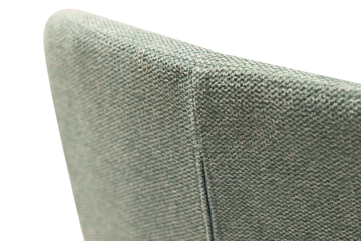 SILLA POLIESTER VERDE 44x52x77 CM