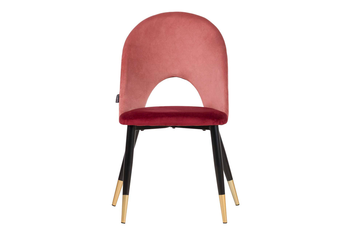 Granrate Pink Velvet Chair 49x54x87 cm