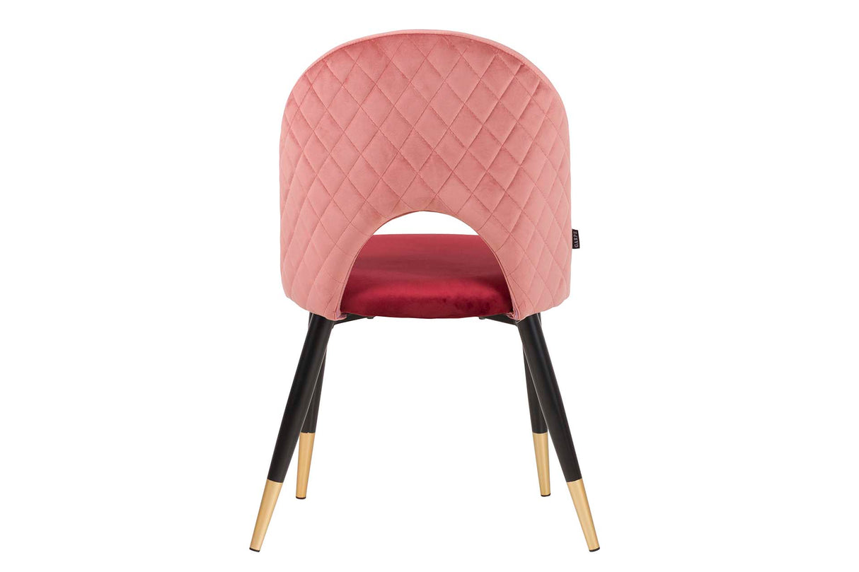 Granrate Pink Velvet Chair 49x54x87 cm