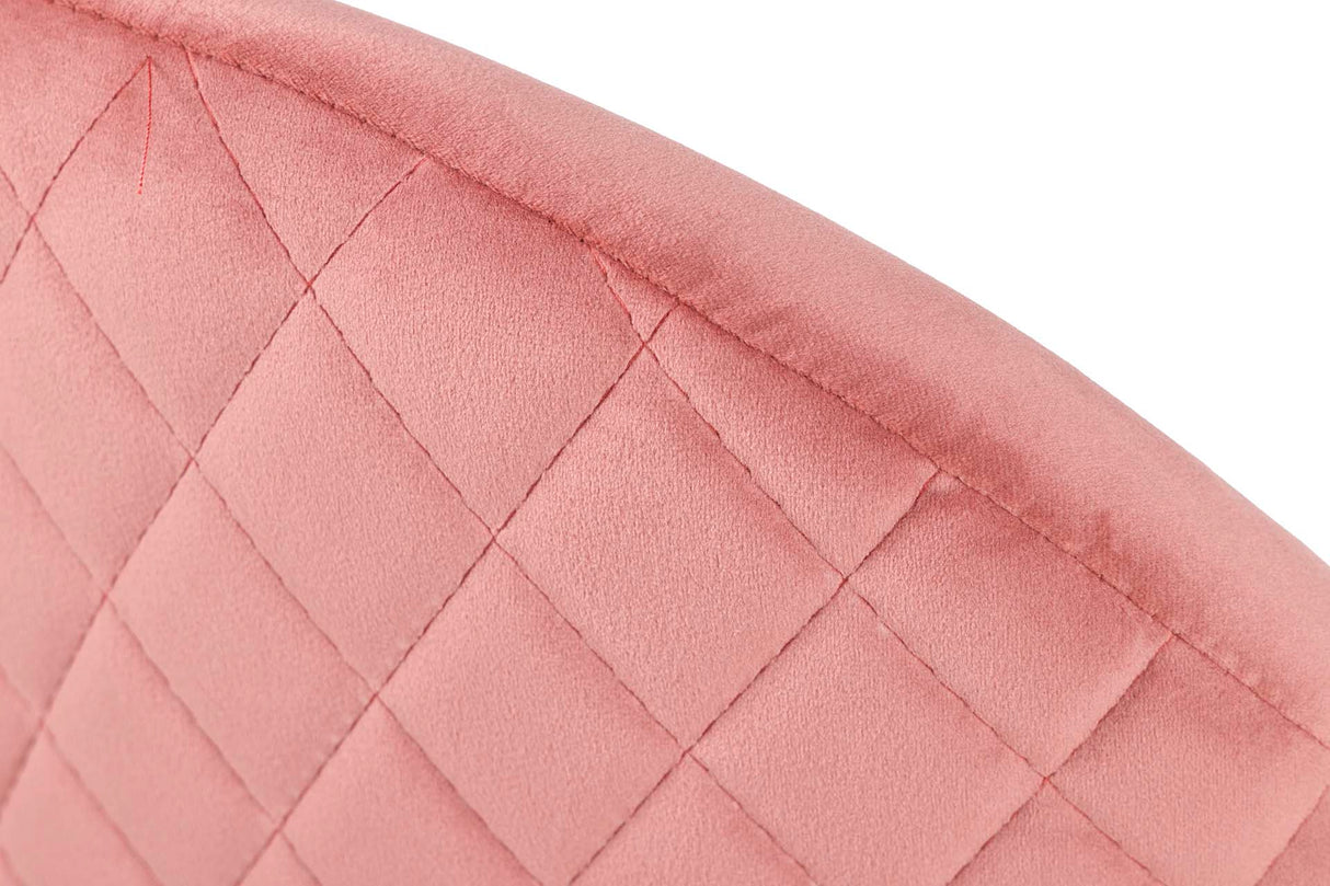 Granrate Pink Velvet Chair 49x54x87 cm