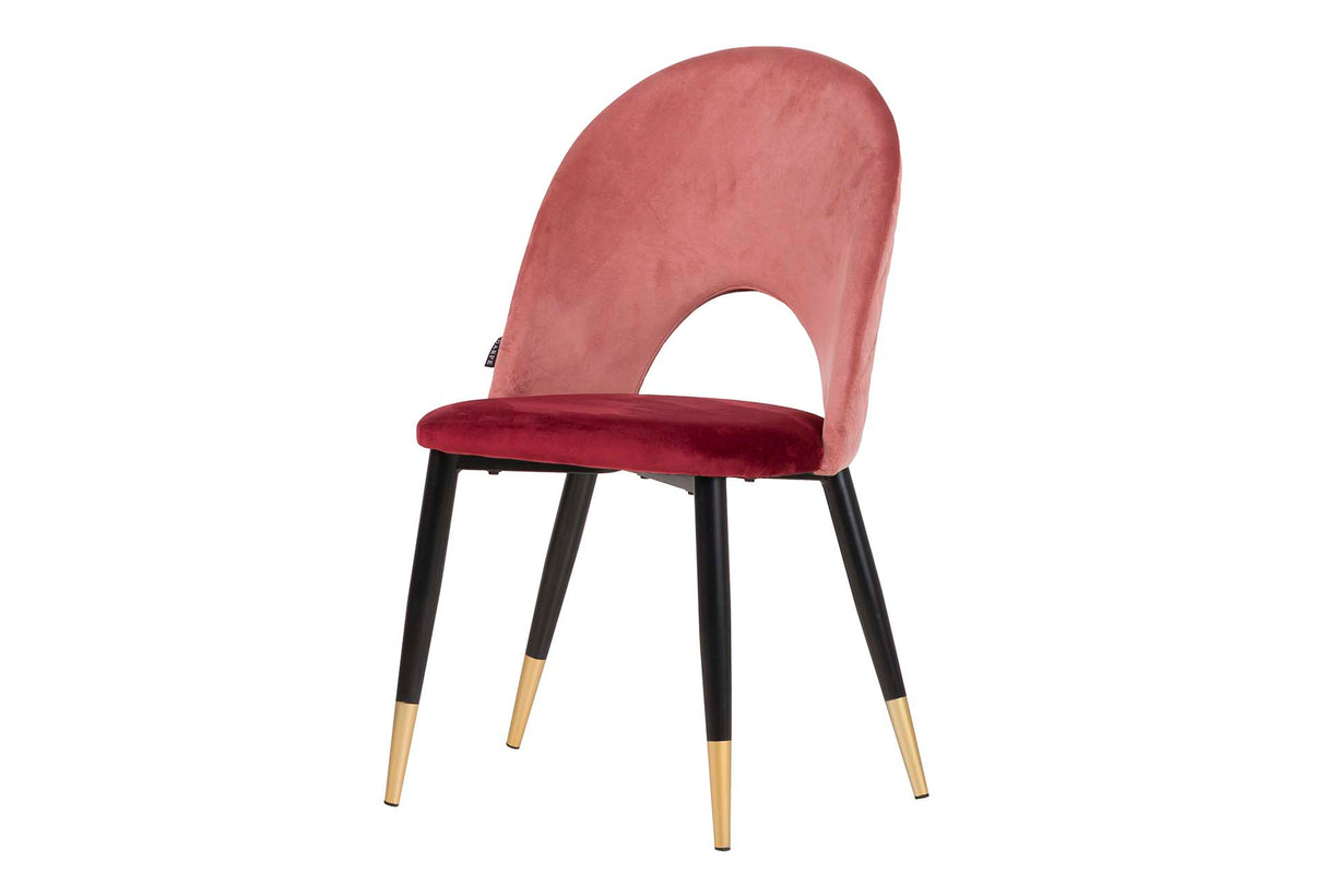 Granrate Pink Velvet Chair 49x54x87 cm