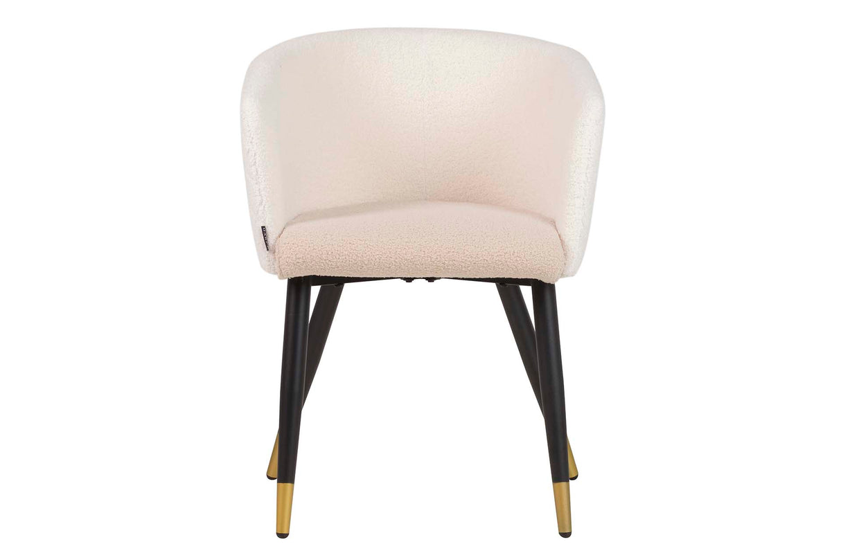 Boucle White Beige 55x57x76 cm