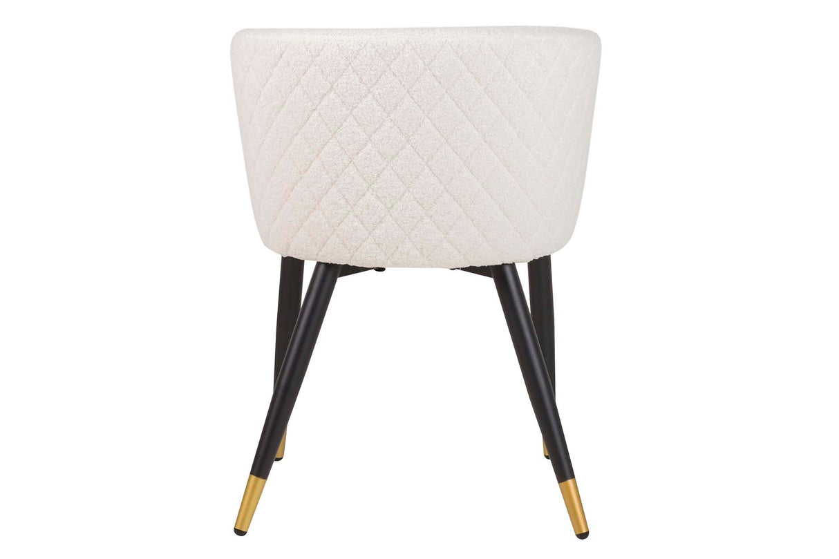 Boucle White Beige 55x57x76 cm