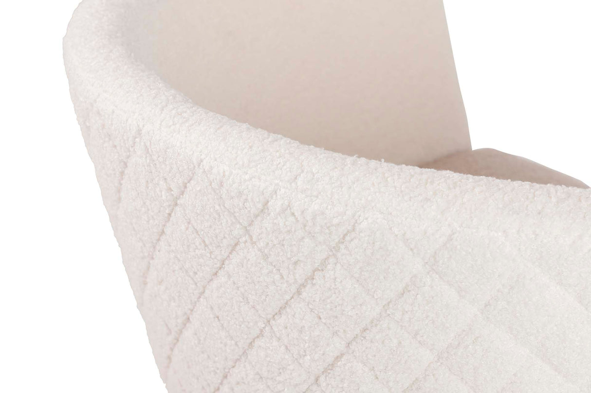 Boucle White Beige 55x57x76 cm