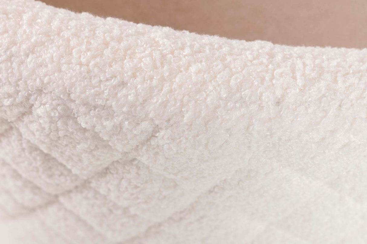 Boucle White Beige 55x57x76 cm