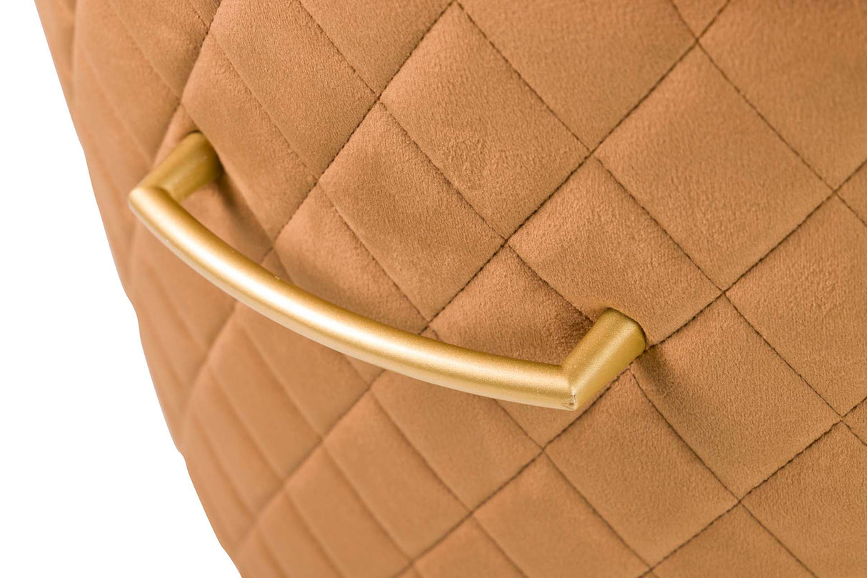 Schwarzer gelber Samtstuhl 55x55x76 cm