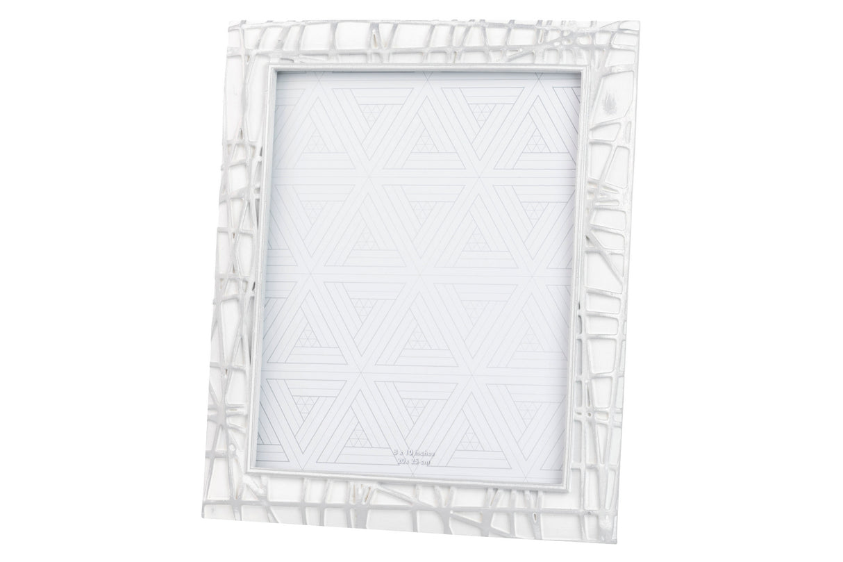 Weiße Silberharz -Pors 20x25 cm