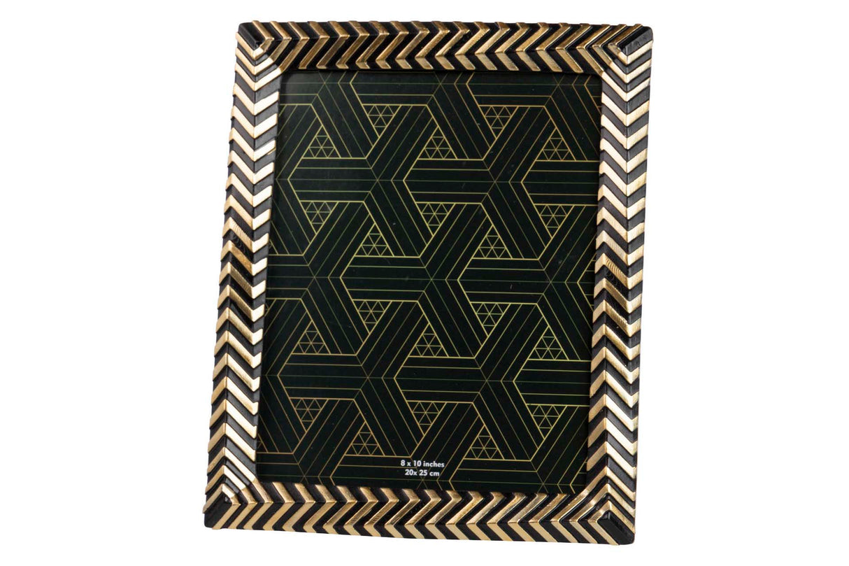 Golden schwarz harz portfotos 20x25 cm