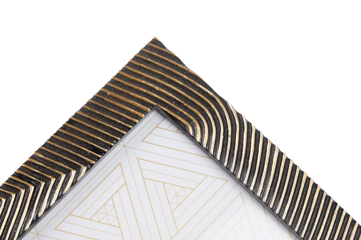 Golden schwarz harz portfotos 20x25 cm