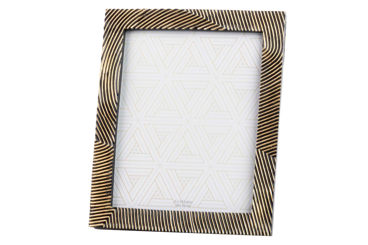 Golden schwarz harz portfotos 20x25 cm