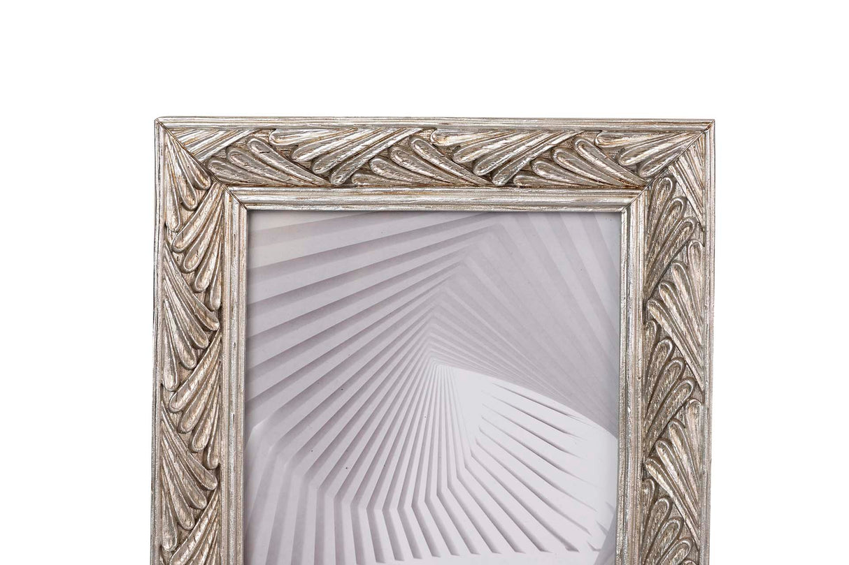 Carne de porco de resina de prata 13x18 cm