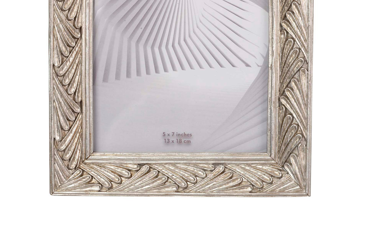 Carne de porco de resina de prata 13x18 cm