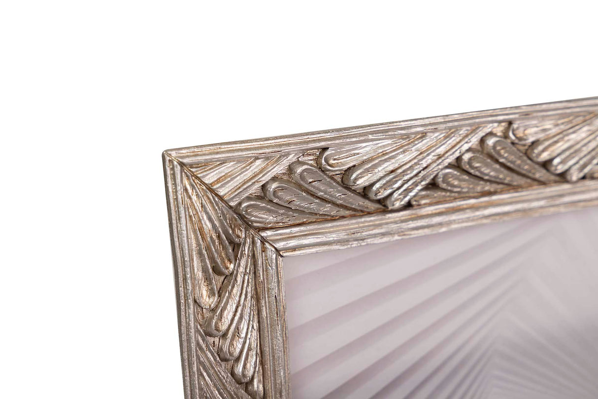 Carne de porco de resina de prata 13x18 cm