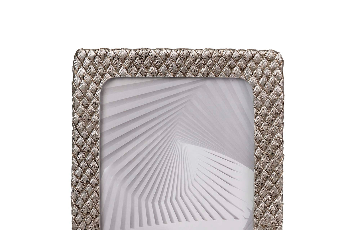 Carne de porco de resina de prata 13x18 cm