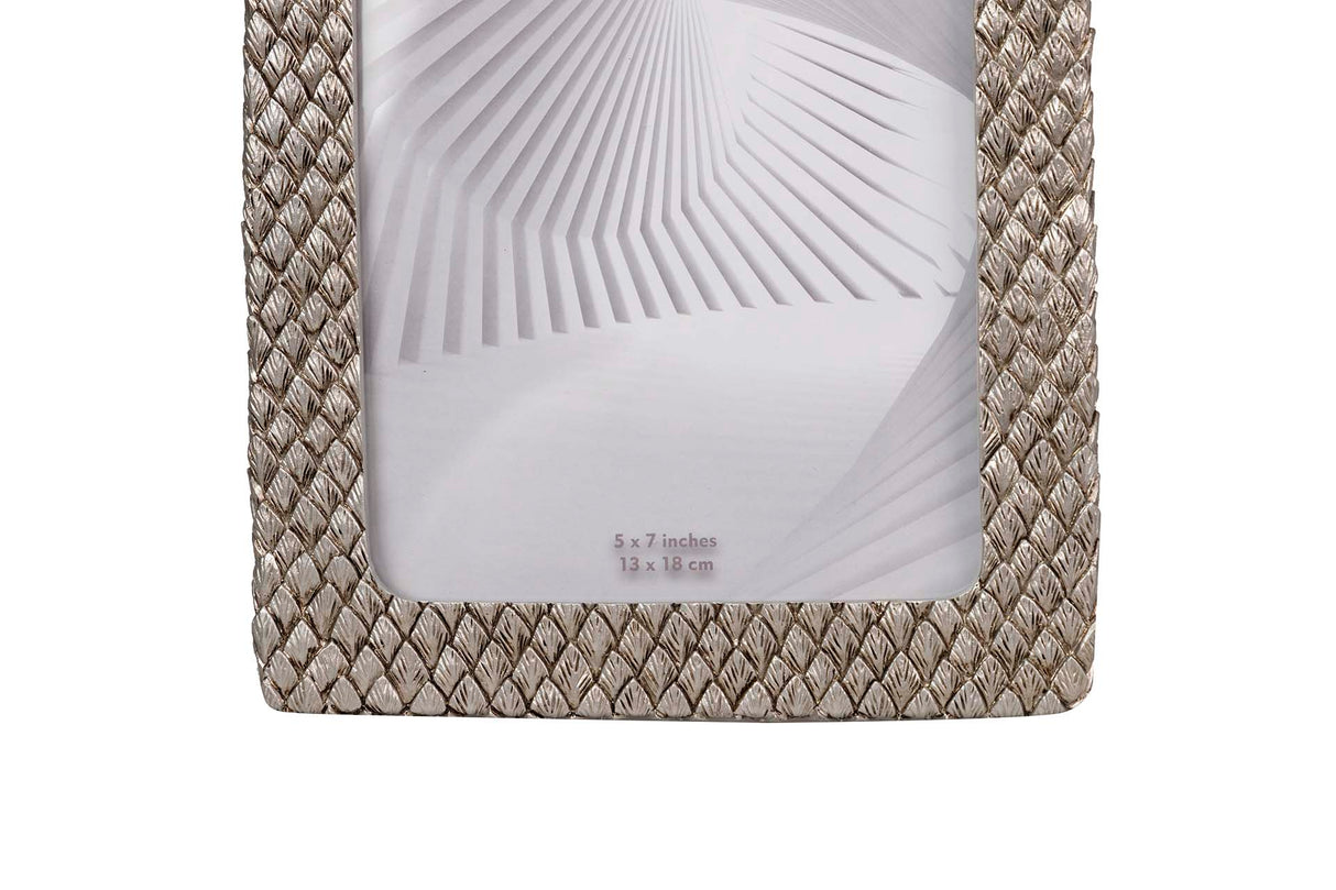 Carne de porco de resina de prata 13x18 cm