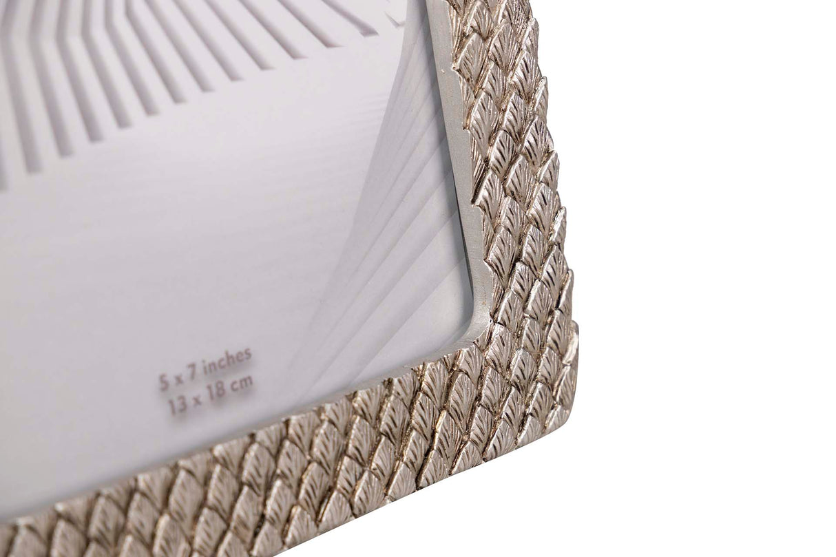 Carne de porco de resina de prata 13x18 cm