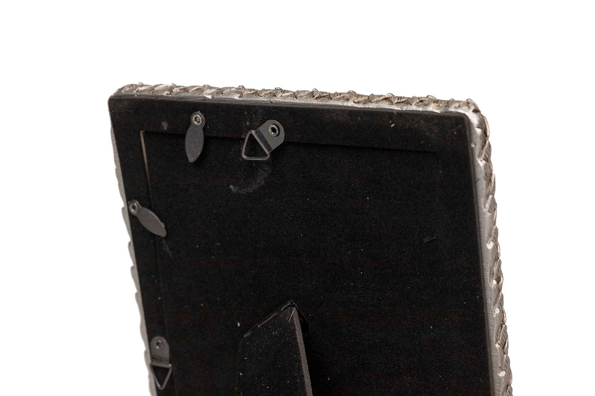 Carne de porco de resina de prata 13x18 cm