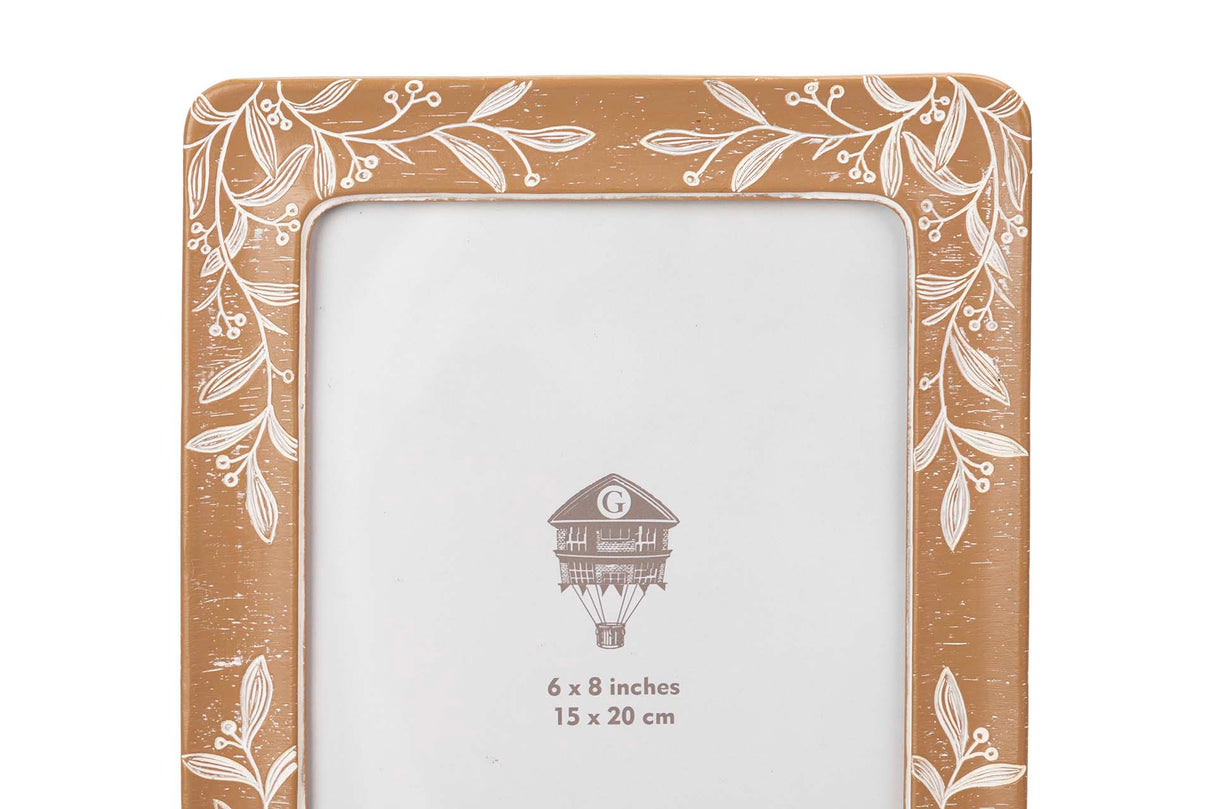 Natural White Harz Portfotos 15x20 cm