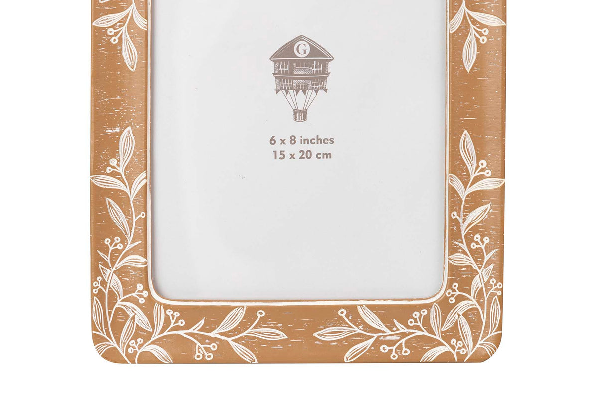 Natural White Harz Portfotos 15x20 cm