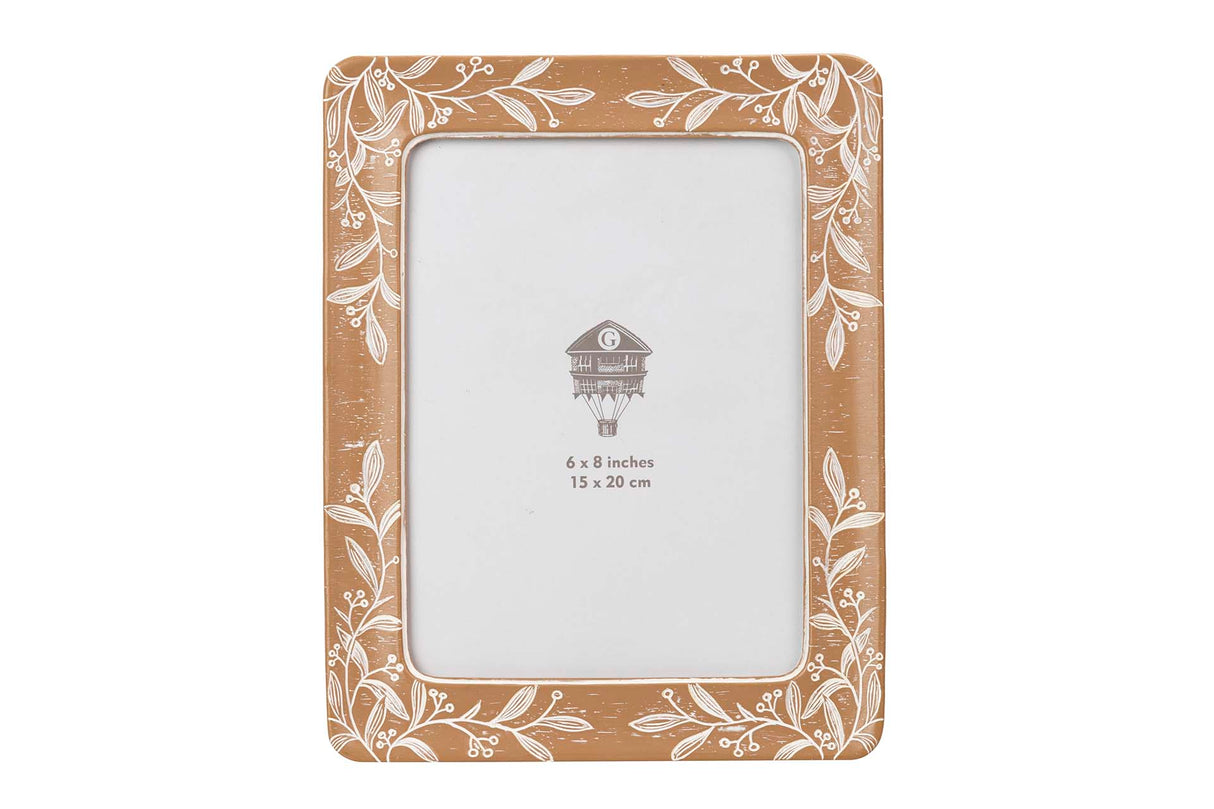 Natural White Harz Portfotos 15x20 cm