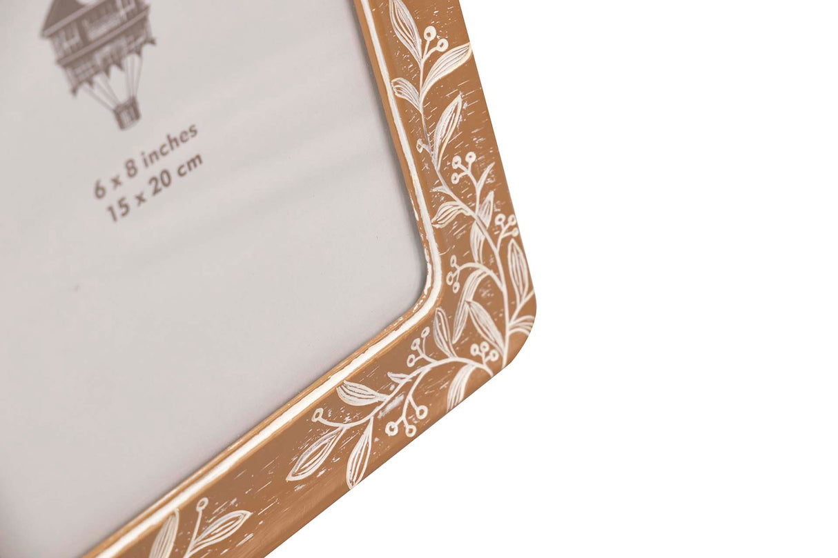 Natural White Harz Portfotos 15x20 cm