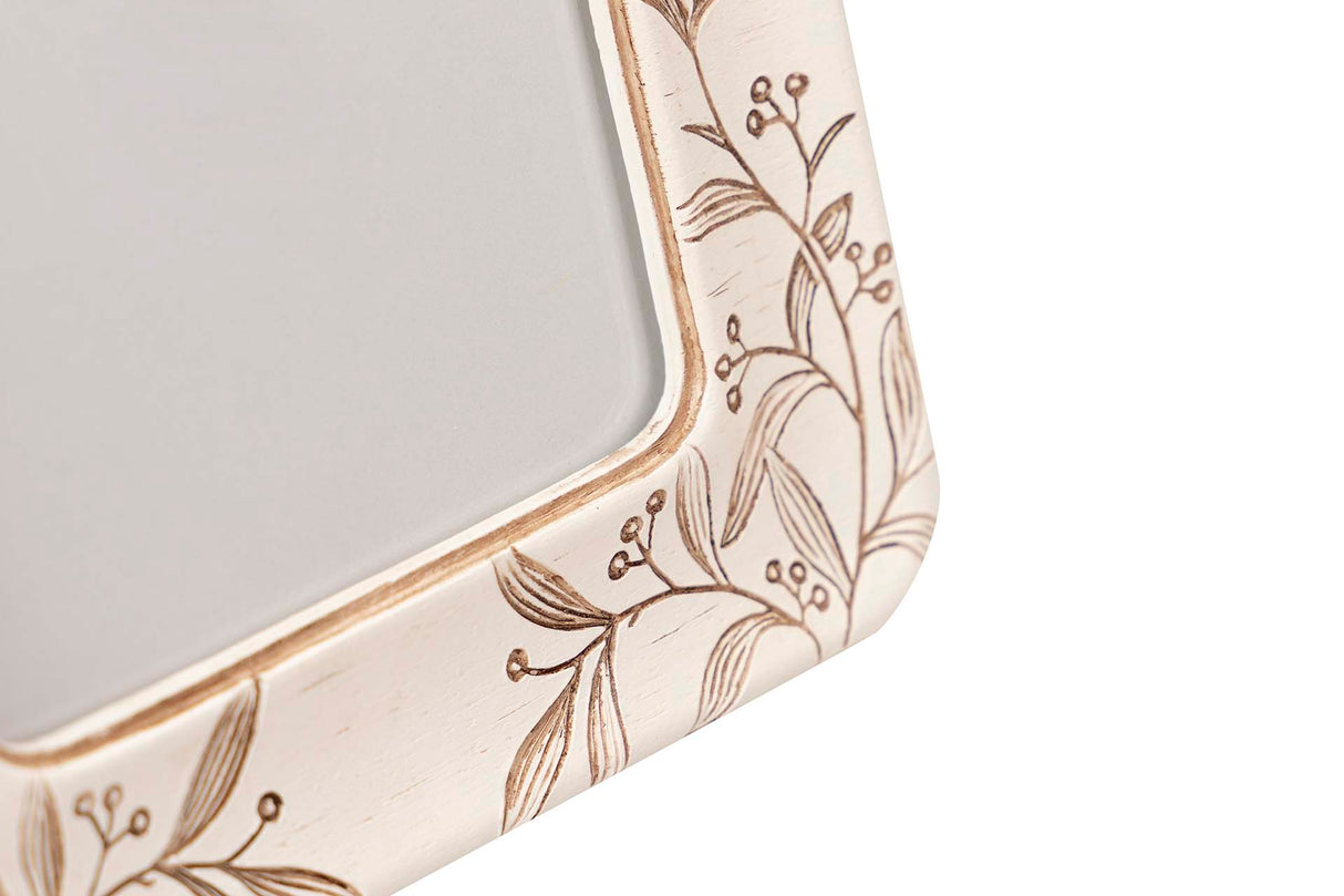 PORTAFOTOS RESINA BLANCO ANTIQUE 13x18 CM