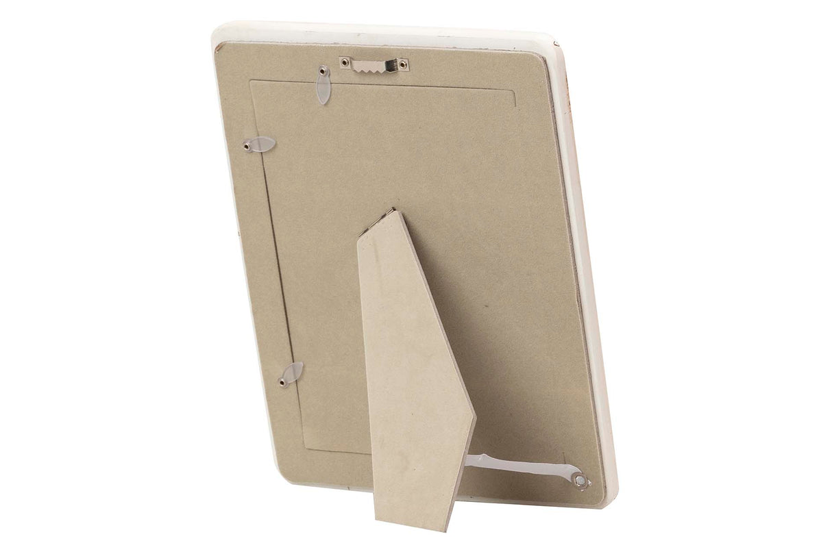 PORTAFOTOS RESINA BLANCO ANTIQUE 15x20 CM