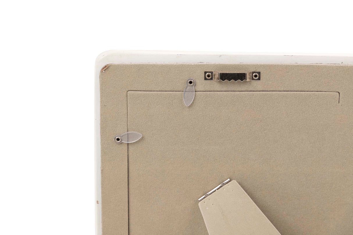 PORTAFOTOS RESINA BLANCO ANTIQUE 15x20 CM