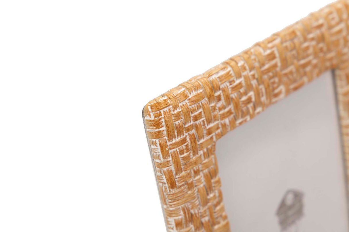 Porches de résine naturelle blanches 13x18 cm