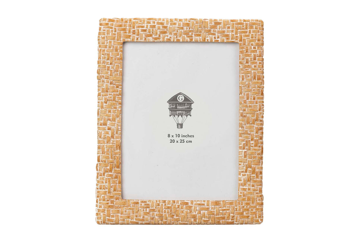 Weißes natürliches Harz Portfotos 20x25 cm