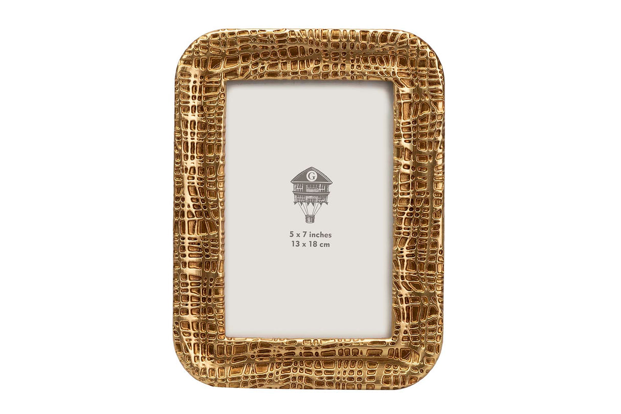 Porco de resina Dorado 13x18 cm