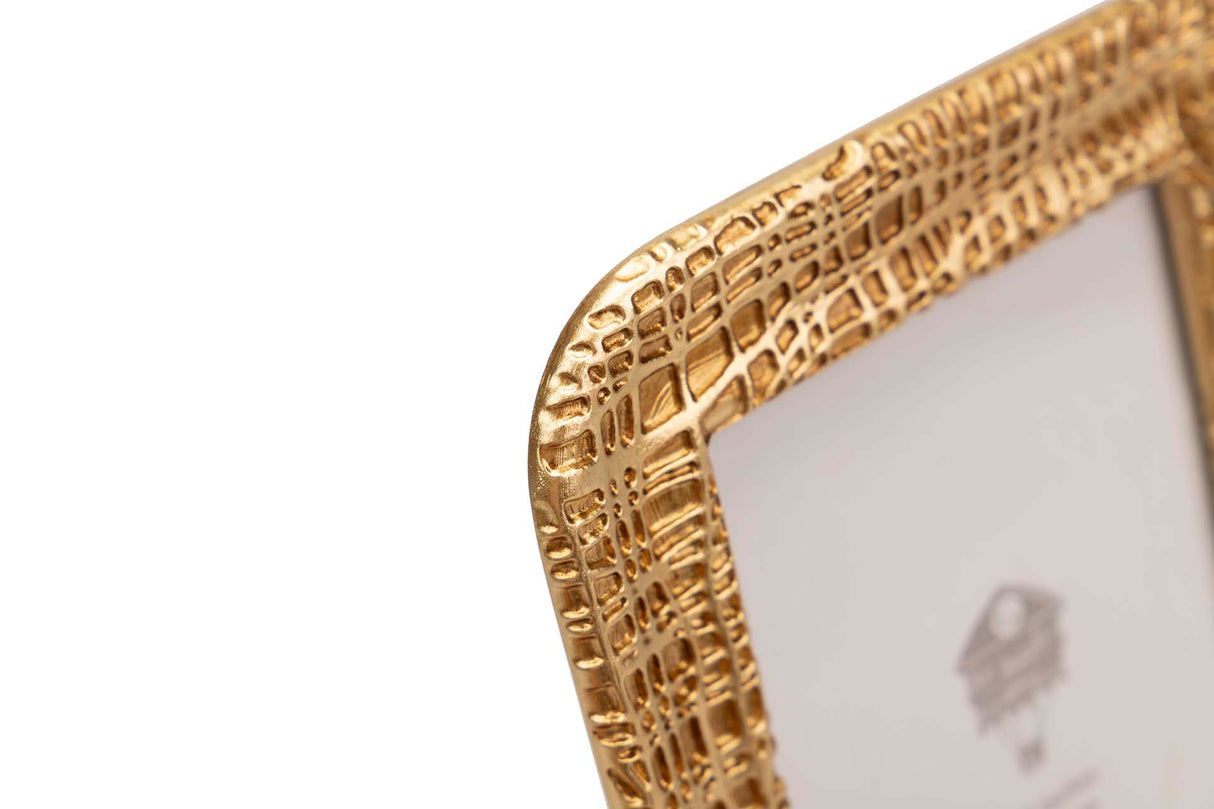 Porco de resina Dorado 13x18 cm