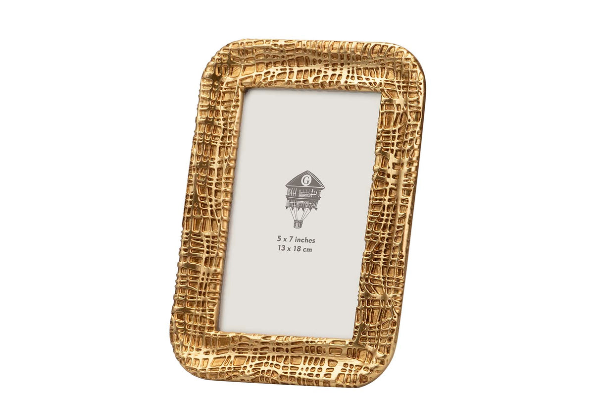 Porco de resina Dorado 13x18 cm