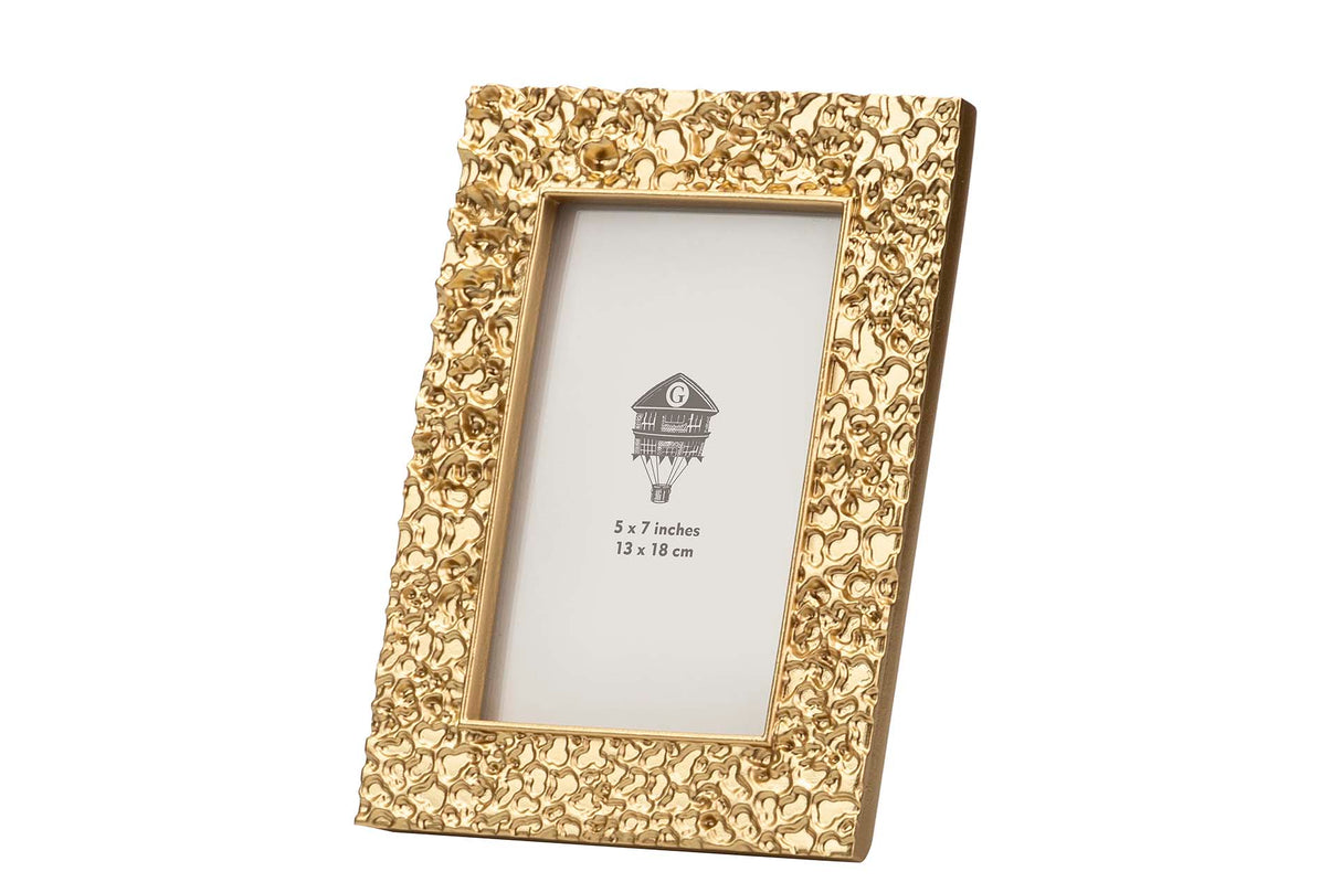 Porco de resina Dorado 13x18 cm