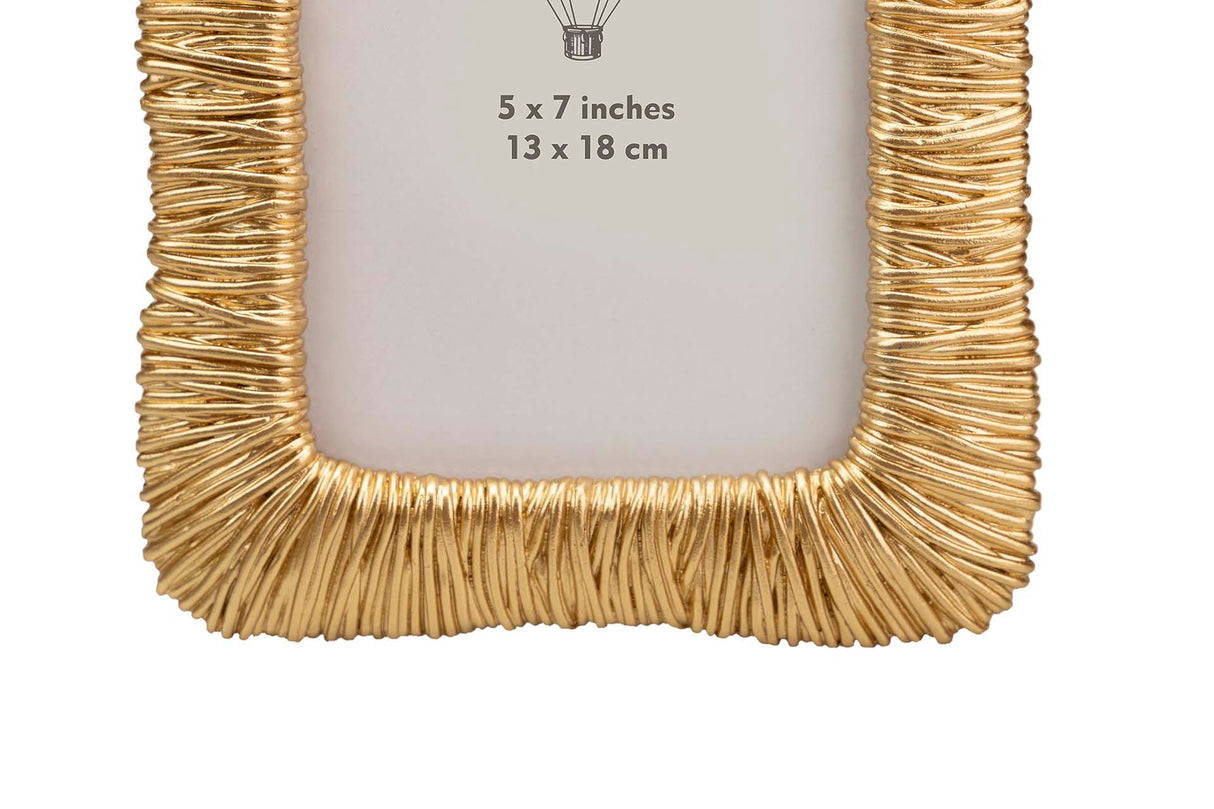 Porco de resina Dorado 13x18 cm