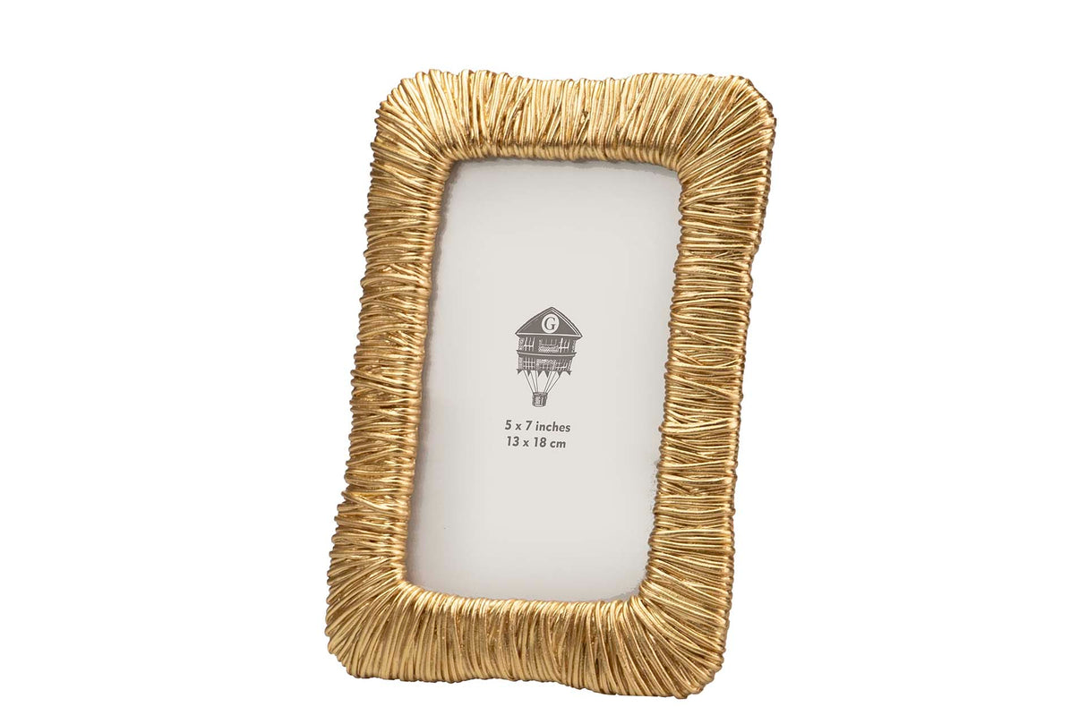 Porco de resina Dorado 13x18 cm