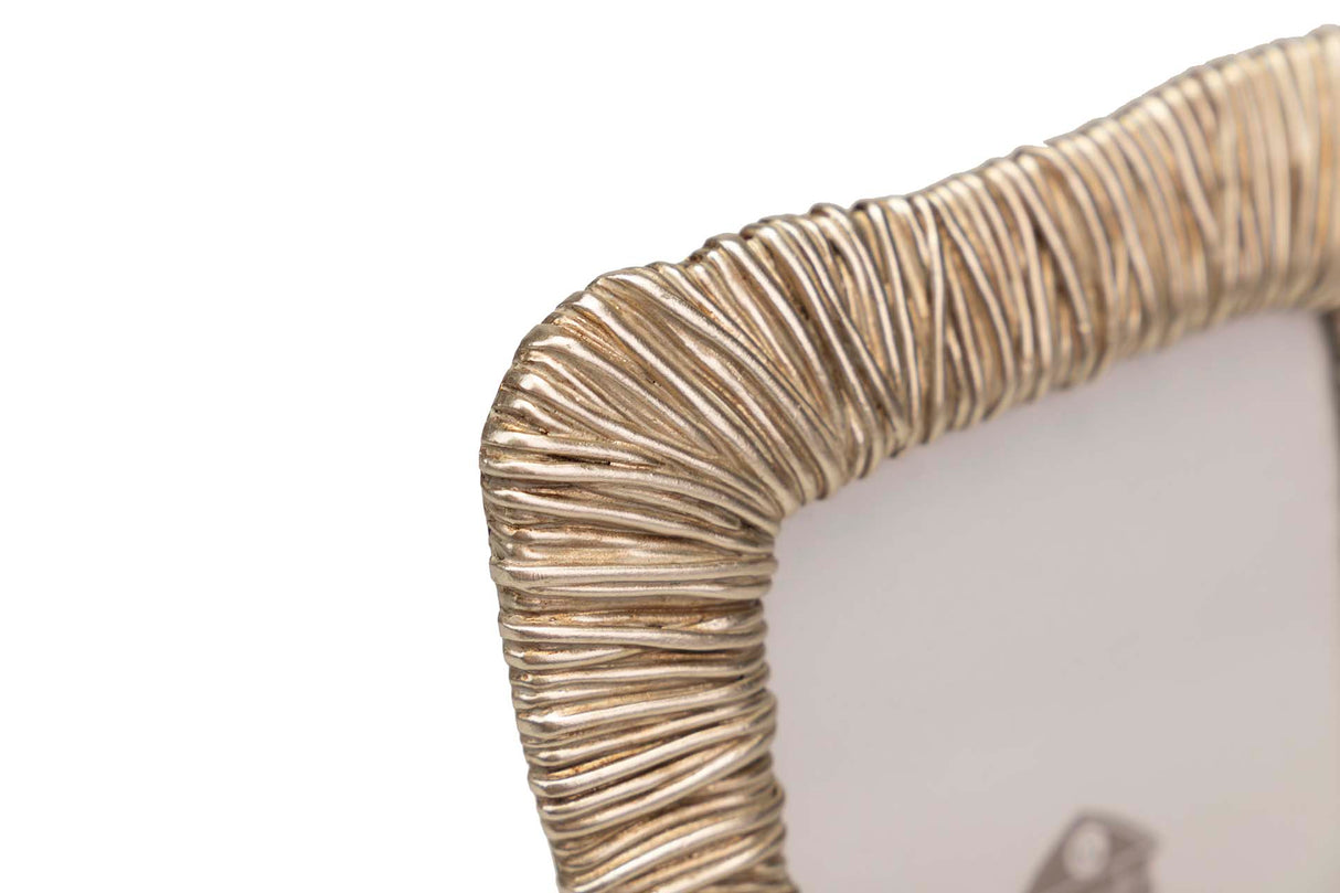 Carne de porco de resina de prata 13x18 cm