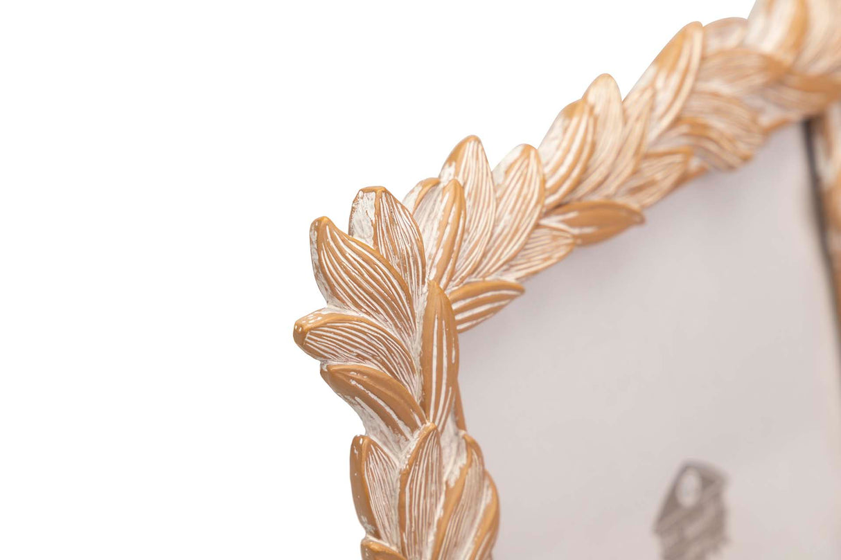 PORTAFOTOS RESINA NATURAL 15x20 CM