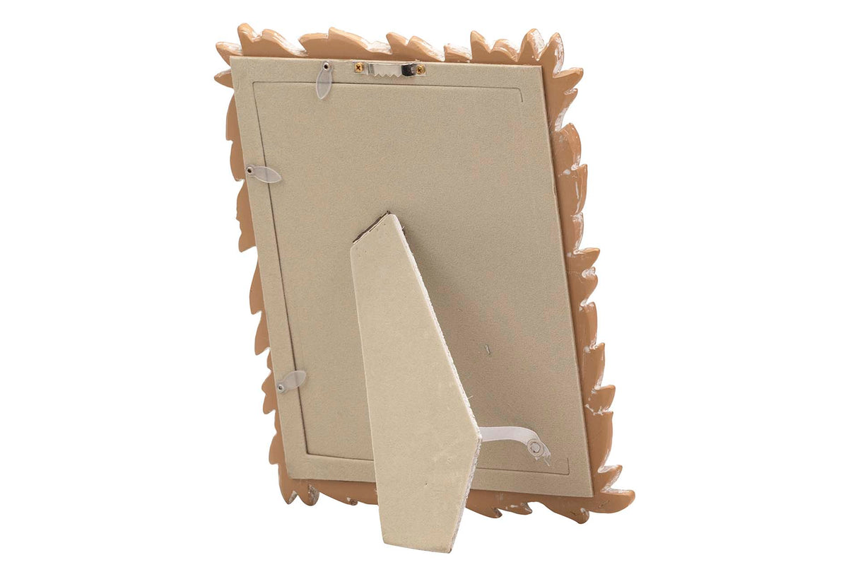 PORTAFOTOS RESINA NATURAL 15x20 CM