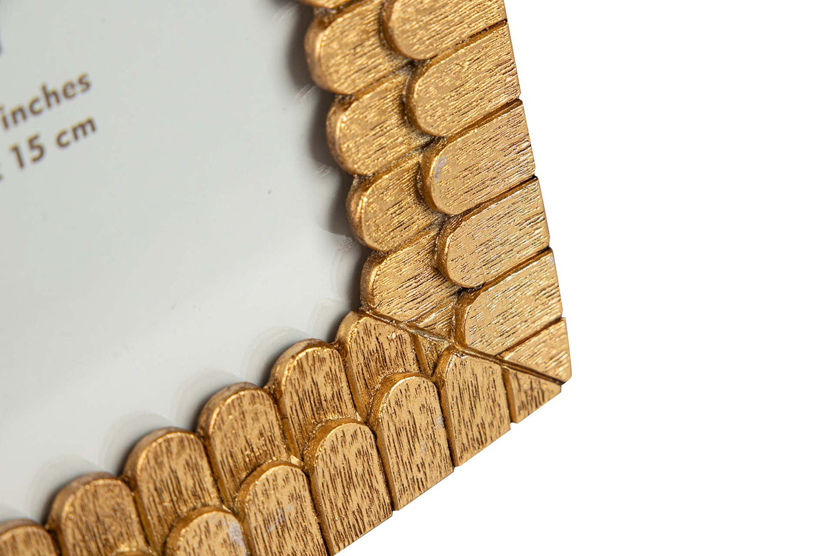 Portfotos de résine d'or 10x15 cm