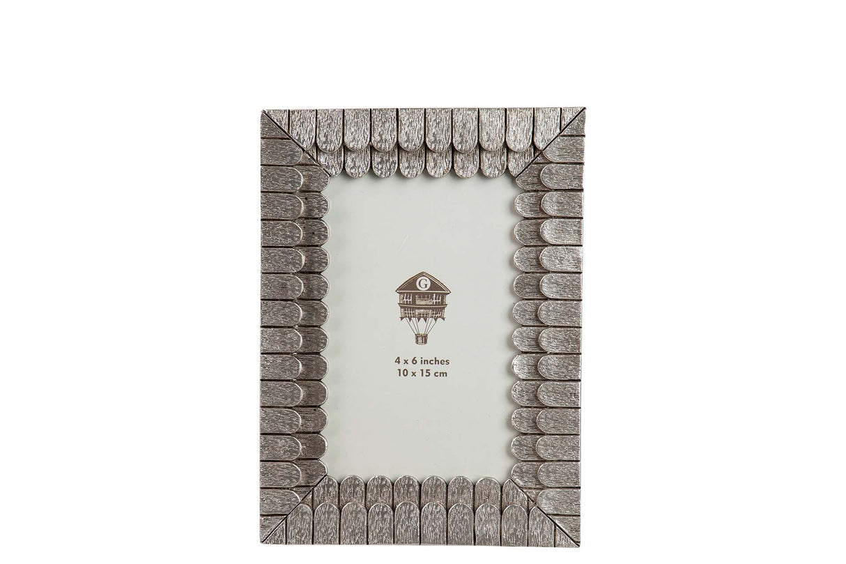 Porks en résine en argent 10x15 cm