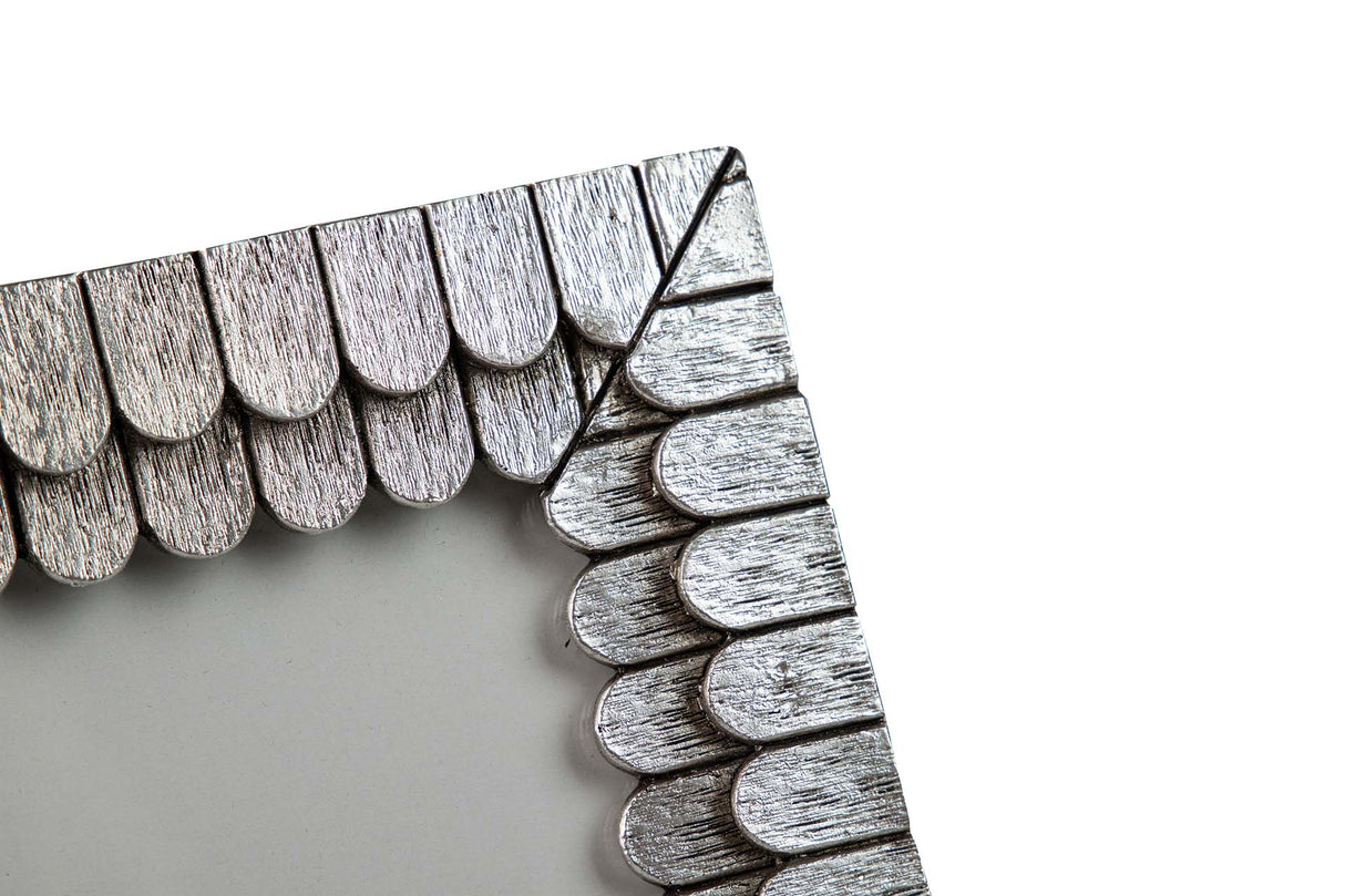 Porks en résine argentée 13x18 cm