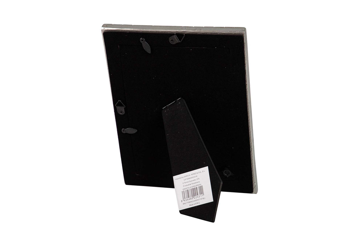 Porks en résine argentée 13x18 cm